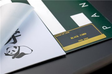 逆向磨砂，雙層雙面印刷厚紙卡1